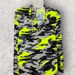 Roma Concepts Urban Camo 1X Neon Dry Fit Hooded Tracksuit Neon Green Black Photo 1
