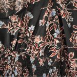 Free People  Santiago Top Floral Cropped puff long sleeve buttons smocked ruched Photo 6