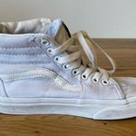 Vans  Sk8-Hi High-Top Sneakers – White – Size 5 Photo 4