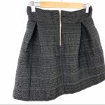 Francesca’s Dina Be Black Textured Skater Shirt L Size L Photo 4