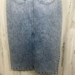 Petra 153 Denim Maxi Midi Skirt size L High Waist Distressed Slit Grunge NWT Blue Size L Photo 7