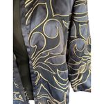 Chico's Chico’s Travelers Collection Black Gold Foil Jacket Size 3 (XL/16) Photo 2