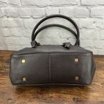 Brooks Brothers  Leather Hand Bag Tote Brown Gold Top Handle Used Photo 4