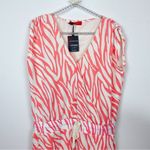 n:philanthropy Royce Romper in Tropical Abstract Coral Photo 1