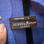 Guess by Marciano Guess Y2K Blue Metallic Shimmer Bodycon Dress with Sequin Accents Size Medium M Photo 6