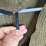 Urban Outfitters Out From Under  Olive Green Button-Up Waffle Knit Top Large Photo 2