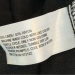 Ava & Viv  Elegant Black linen blend Halter Dress NWT Photo 5