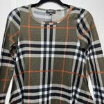 Papillon Flannel Womens Tunic Top Small Side Pockets Academia Chic Warm Cozy Photo 2