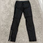 White House | Black Market WHBM Leather-Like Black Ankle Skinny Jeans Photo 8