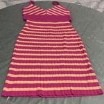 Club Monaco Women’s Tube Skirt and  Ribbed Bra Top Pink Orange Ribbed Bodycon Pencil Barbie core Size xL Photo 6