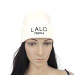 Lalo Tequila Logo White Unisex One Size Fits Most Cuffed Beanie Winter Hat Photo 1