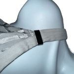 White House | Black Market Silver Gray Silvertone Hardware Burnout Top EUC XS Photo 3