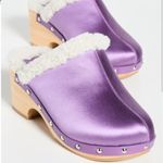 Sleeper  Matilda Shearling Clogs in Lilac Photo 2