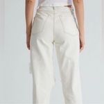 PacSun  Cream Distressed Dad Jeans size 27. Photo 11