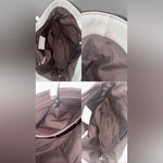 Coach Vintage Metallic Gold & White Goat Suede And Leather Tote Bag Purse #9371 Photo 14