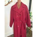 Blair Vintage  Burgundy Red Trench Coat with Removable Liner Made in USA‎ Photo 1