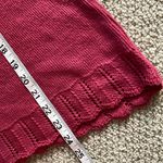 Coldwater Creek Vintage Knit Pullover Sweater Wine Red Small Soft Crewneck EUC Photo 5