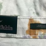 Wild Fable Shorts Sz 16 Frayed Hem High Waisted Splattered Print Tie Dye Denim Photo 5