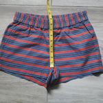 Striped Linen Blend Boardwalk Shorts J. Crew Elastic Waist Shorts Photo 5