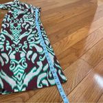 ZARA  The Selena Straight Pants Long Brown Green Cotton Sz XL Photo 6