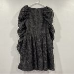 Black Halo Alister Textured Corset Mini Dress Size 2 Photo 4