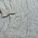 Blu Pepper Open-Front Oversized Cardigan Ivory Tan Speckled size Medium Photo 3