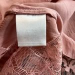 Michelle Mason Lacy Pink Silk Camisole Size 8 Photo 6