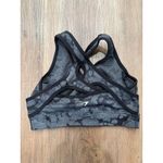 Gymshark  Women's Small Camo Print Medium Support Workout Sports Bra‎ Top Photo 1