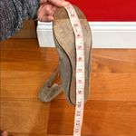 Lanvin Paris Cap Toe Ballet Flats Brown Gray Suede Black Patent Leather 37 Size 7.5 Photo 9