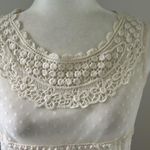 Urban Day Off White Sheer Lace Sleeveless Tunic sz S Photo 1