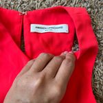 Amanda Uprichard  Ezra Drop Waist with Ruffle Heh Dress Bright Red Hue Sz M Photo 13