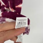 Lucky Brand  Star Print Sleeveless Tank Top Burgundy White Womens Size Small Photo 3