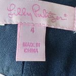 Lilly Pulitzer Pants Womens Size 4 Navy Dress Slacks Welt Pockets Preppy Coastal Photo 2