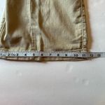 Free People  Drawstring Denim Track Pants Sz Small Khaki Wide Leg High Rise EUC Photo 14