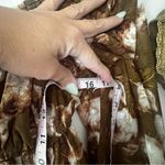 MAGNOLIA BOUTIQUE floral‎ puff sleeve blouse Women’s SIZE SMALL boho fall Brown Photo 7