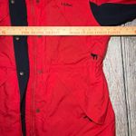 LL Bean Womens Red Black Insulated Ski Snowboard Jacket Parka Large Hooded 90s Photo 5