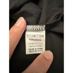 Crescent  Brooklyn Poplin Off Shoulder Top in Black Dark Boho Size M‎ Photo 6