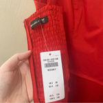 Abercrombie & Fitch Camille Midi Dress in Red Size Medium Petite NWT New Photo 14