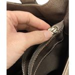 Sundance  Leather Shoulder Bag Taupe Hobo Purse Made in Italy Pockets Boho Photo 6