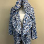 Anthropologie Moth Hooded Chunky Knit Open Cardigan Size L Photo 1