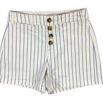 Old Navy  Stretch Railroad Striped Button Fly High Rise Shorts‎ Photo 0