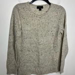 Charter Club  cashmere luxury crewneck sweater gray speckled women’s size‎ medium Photo 0