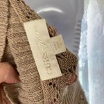 Guess Jeans Elegant Tan Shimmering Knit Sweater M Brown Size M Photo 5