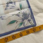 White striped floral print bandana 0651 Photo 2