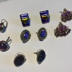 Lot Of 5 Pretty Women’s Costume Earrings Pierced Photo 0