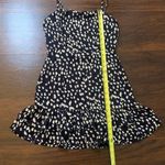 Princess Polly Polly navy blue & cream dotted mini dress size 2 Photo 8