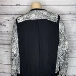 Style & Co . Woman NWT Size 3X Black & White Speckled Zip Front Jacket Photo 4