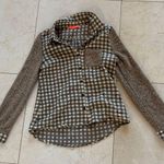 Lulumari  Longsleeve Plaid Flannel Cloth Sz S Photo 0