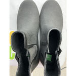 Womans Cougar Pull On Ankle Rain Boots 11 Black Rubber Stretch Photo 5