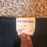 We The Free  Bella Moto Mid Rise Skinny‎ Jeans Black Zipper Detail Size 27 Photo 7